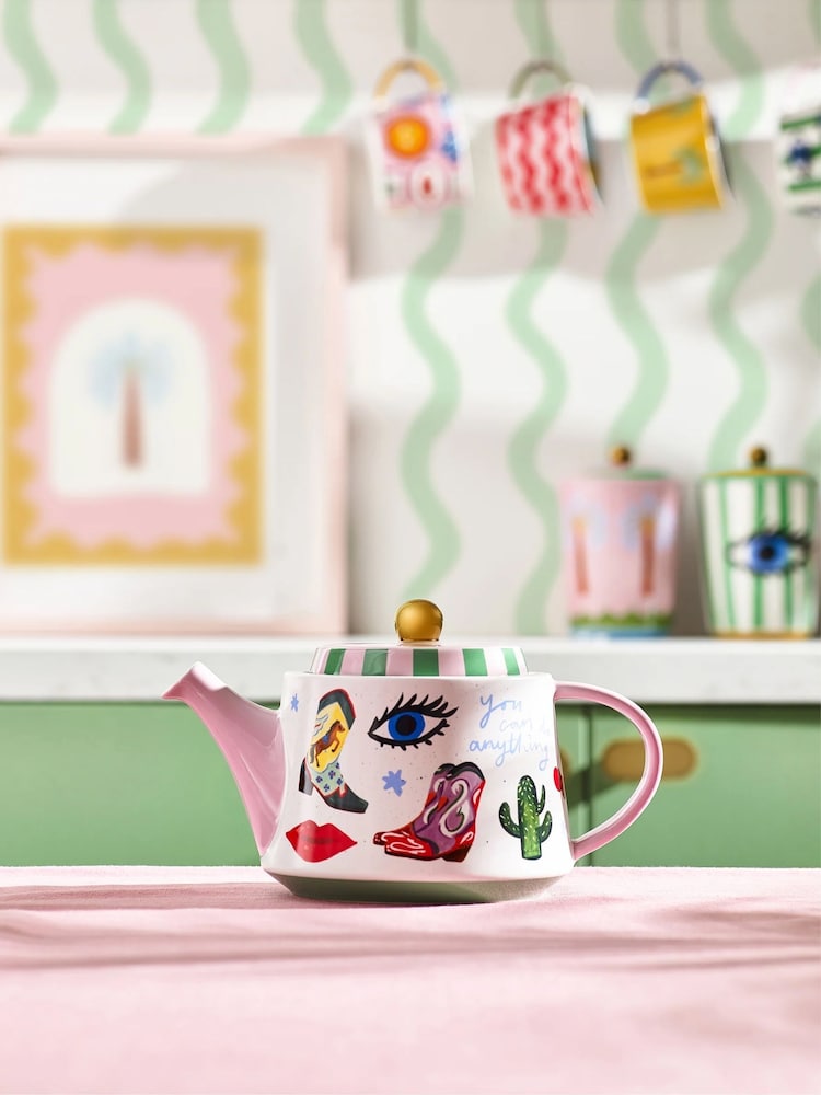 Eleanor Bowmer Multi Electric Coast Teapot - Image 2 of 4