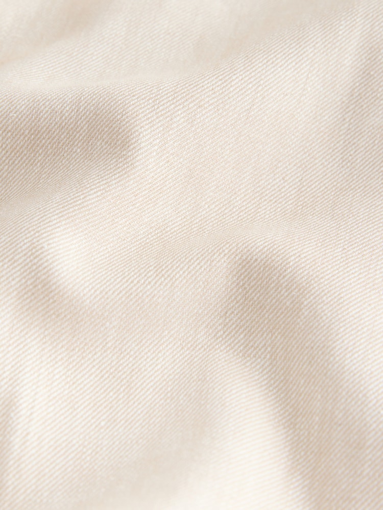 Neutral Beige Linen Rich Cropped Slim Tailored Trousers - Image 6 of 6 Neutral Beige Linen Rich Cropped Slim Tailored Trousers - Image 6 of 6