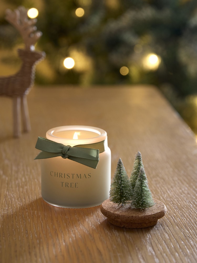 Christmas Tree Pine Needle and Eucalyptus Votive Candle - Image 1 of 5 Christmas Tree Pine Needle and Eucalyptus Votive Candle - Image 1 of 5