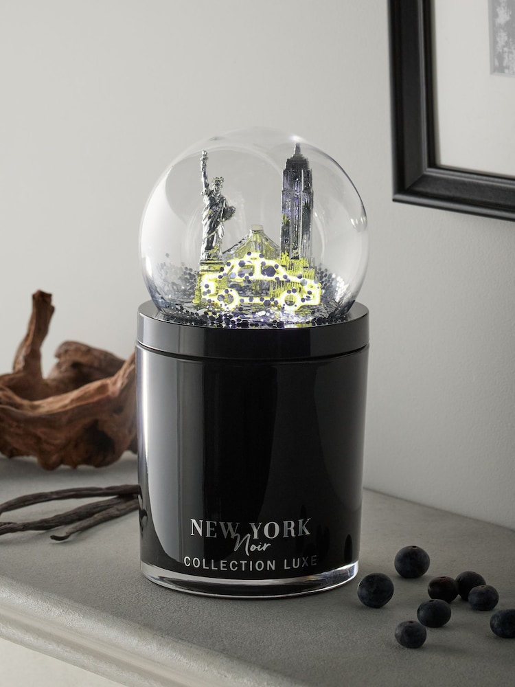 Collection Luxe New York Noir Cassis & Coconut Light Up Globe Decorative Candle - Image 2 of 3