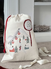 Ice Skating Scene Personalised Sack by Solesmith - Image 1 of 1