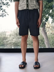 Black Classic Garment Dyed Dock Shorts - Image 1 of 9