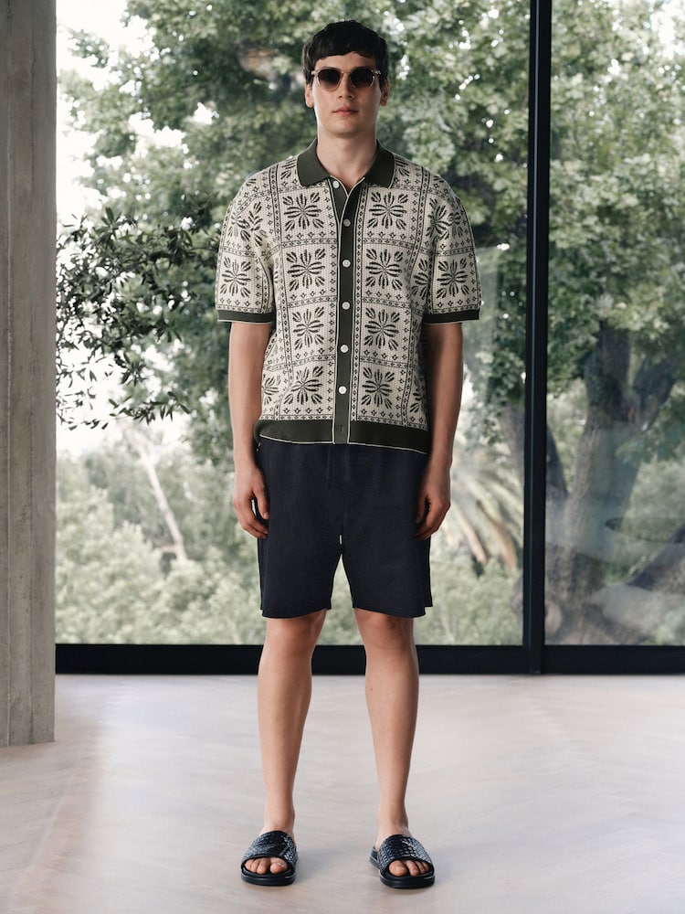 Black Classic Garment Dyed Dock Shorts - Image 2 of 9