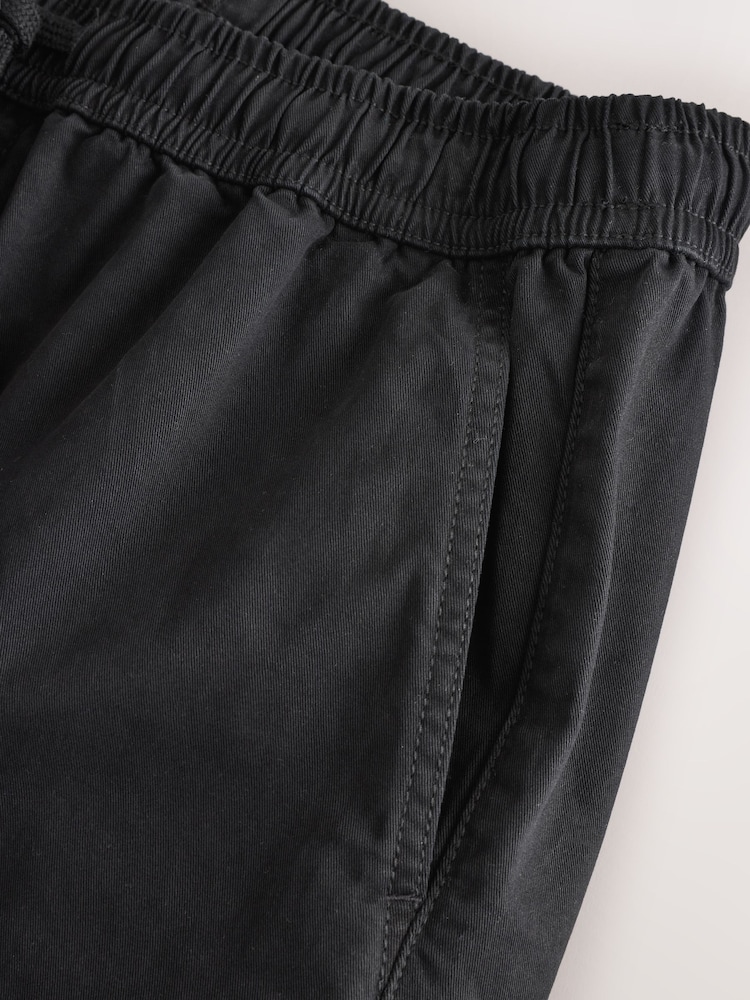 Black Classic Garment Dyed Dock Shorts - Image 9 of 9