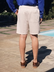 White Classic Garment Dyed Dock Shorts - Image 3 of 8