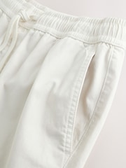 White Classic Garment Dyed Dock Shorts - Image 8 of 8