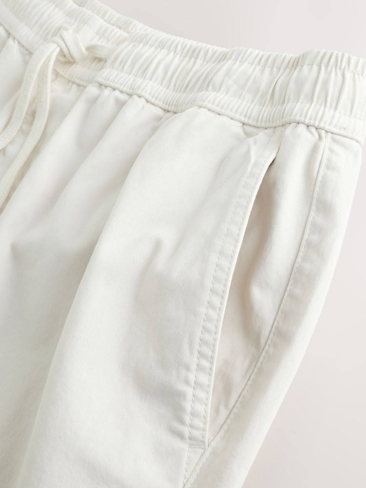 White Classic Garment Dyed Dock Shorts - Image 8 of 8