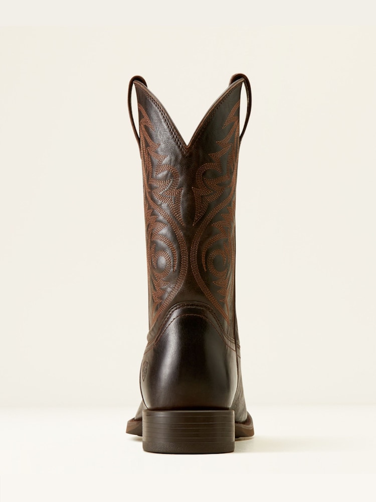 Ariat Brown Sport Herdsman Boots - Image 4 of 4