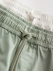 Verde/alb - Garment Dyed Dock Shorts - Imaginea 10 din 12