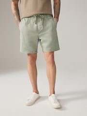 Verde/alb - Garment Dyed Dock Shorts - Imaginea 2 din 12