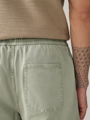 Verde/alb - Garment Dyed Dock Shorts - Imaginea 7 din 12