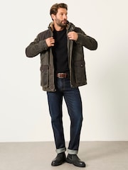 FatFace Broadsands Brown Funnel Neck Jacket - Image 3 of 5