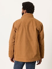FatFace Sudeley Tan Brown Canvas Jacket - Image 2 of 6