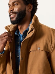 FatFace Sudeley Tan Brown Canvas Jacket - Image 3 of 6
