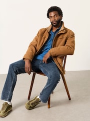 FatFace Sudeley Tan Brown Canvas Jacket - Image 4 of 6