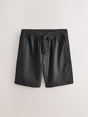 Negru/Bleumarin - Garment Dyed Dock Shorts - Imaginea 3 din 6