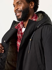 FatFace Bala Black Waterproof Jacket - Image 4 of 6
