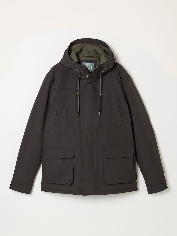FatFace Bala Black Waterproof Jacket - Image 6 of 6