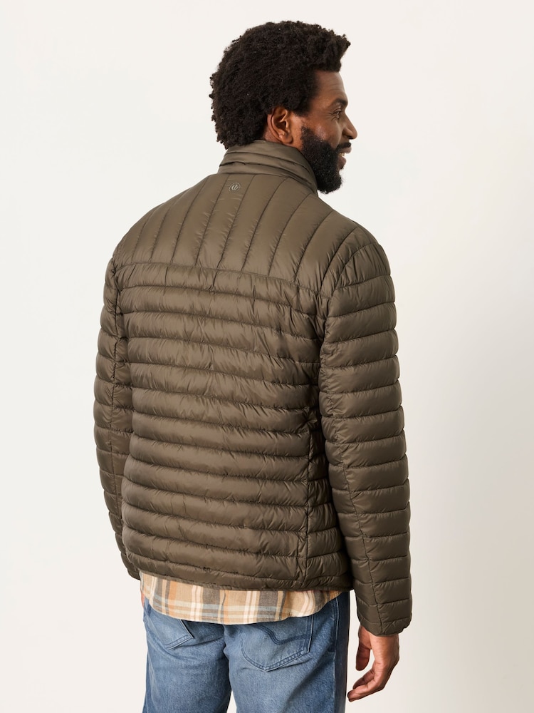 FatFace Dartmouth Khaki Green Lightweight Quilted Jacket - Image 2 of 6