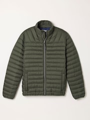FatFace Dartmouth Khaki Green Lightweight Quilted Jacket - Image 6 of 6