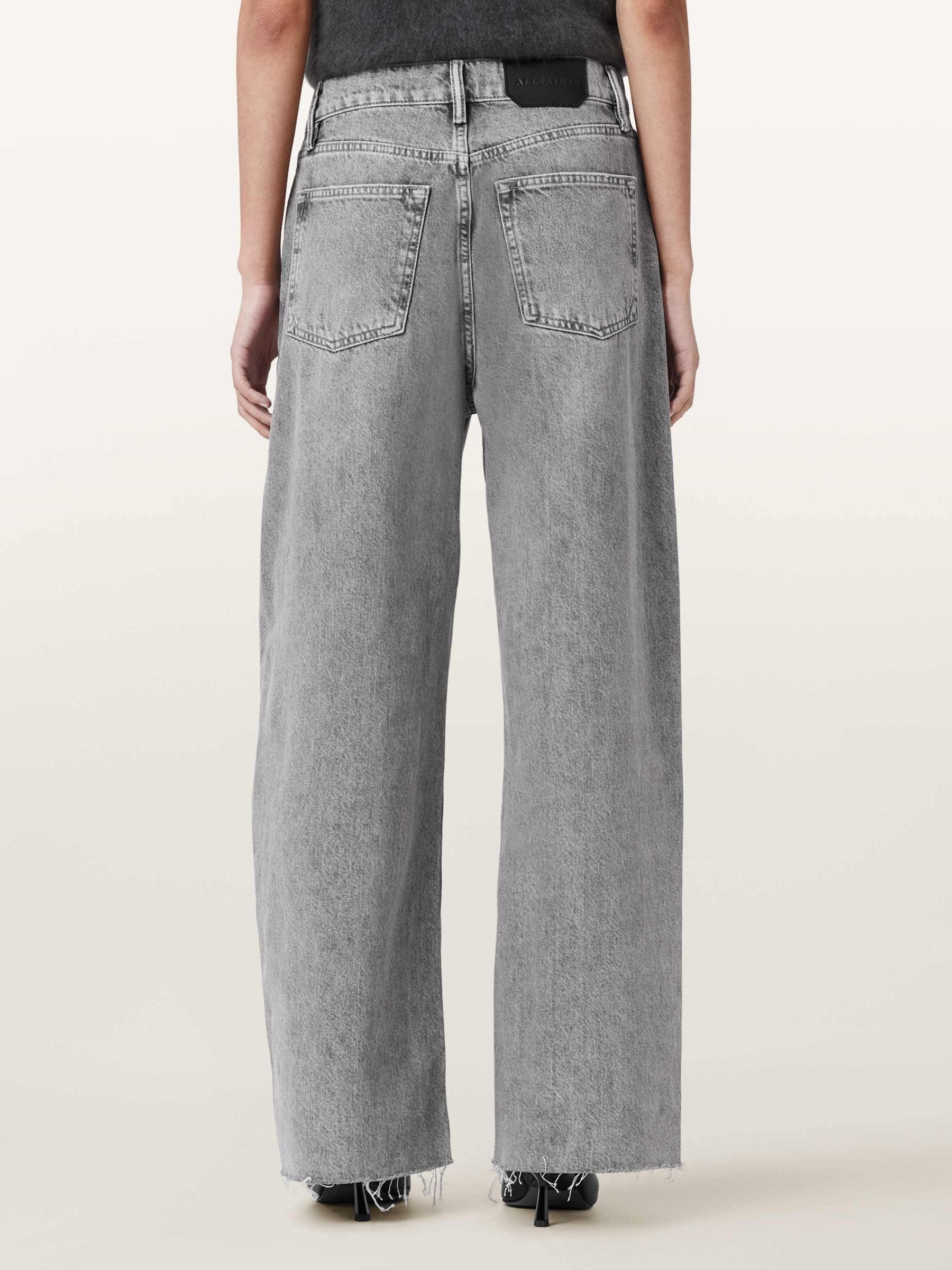 Buy AllSaints Grey Aki Crossover Jeans from Next USA