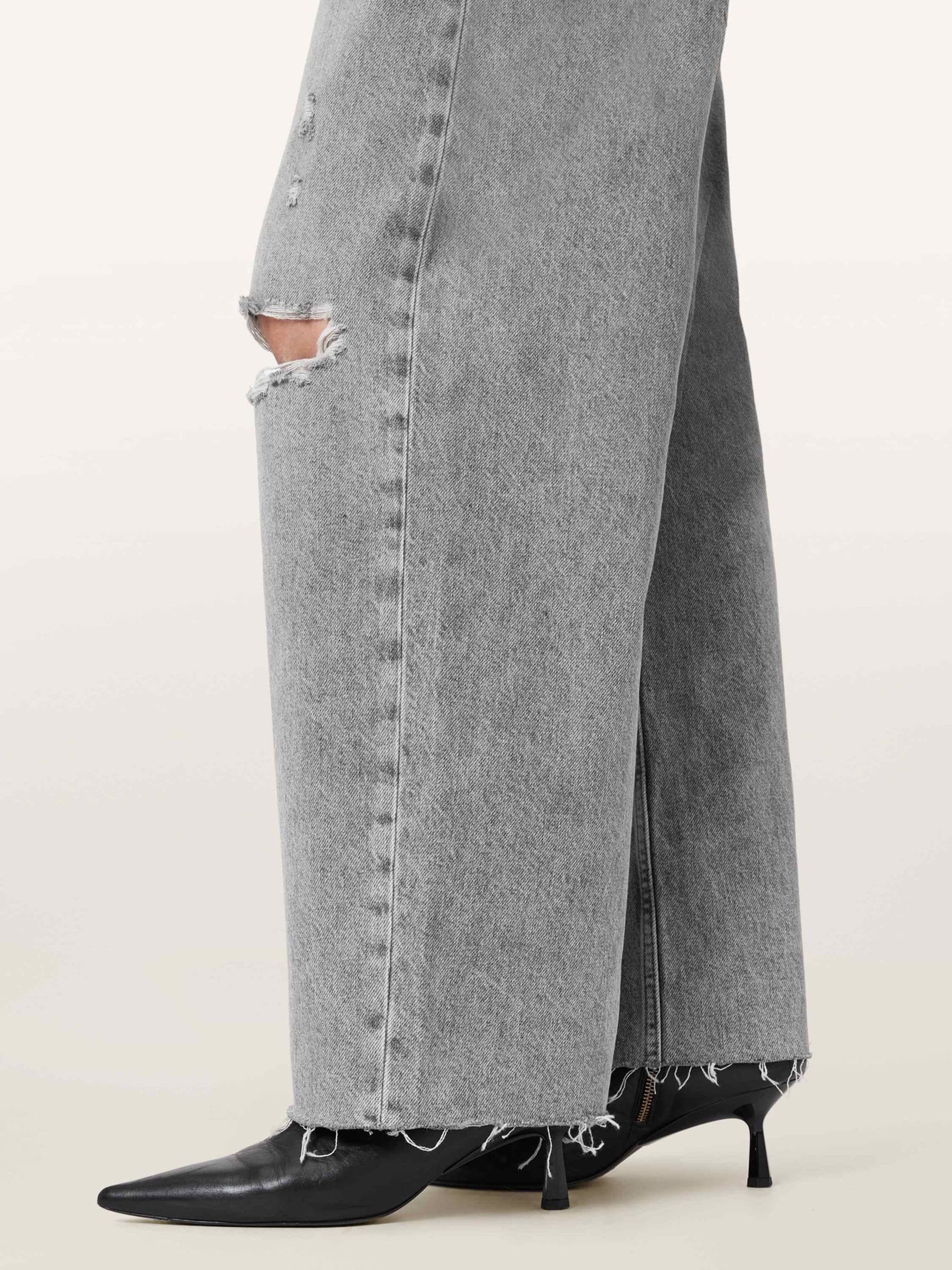 Buy AllSaints Grey Aki Crossover Jeans from Next USA