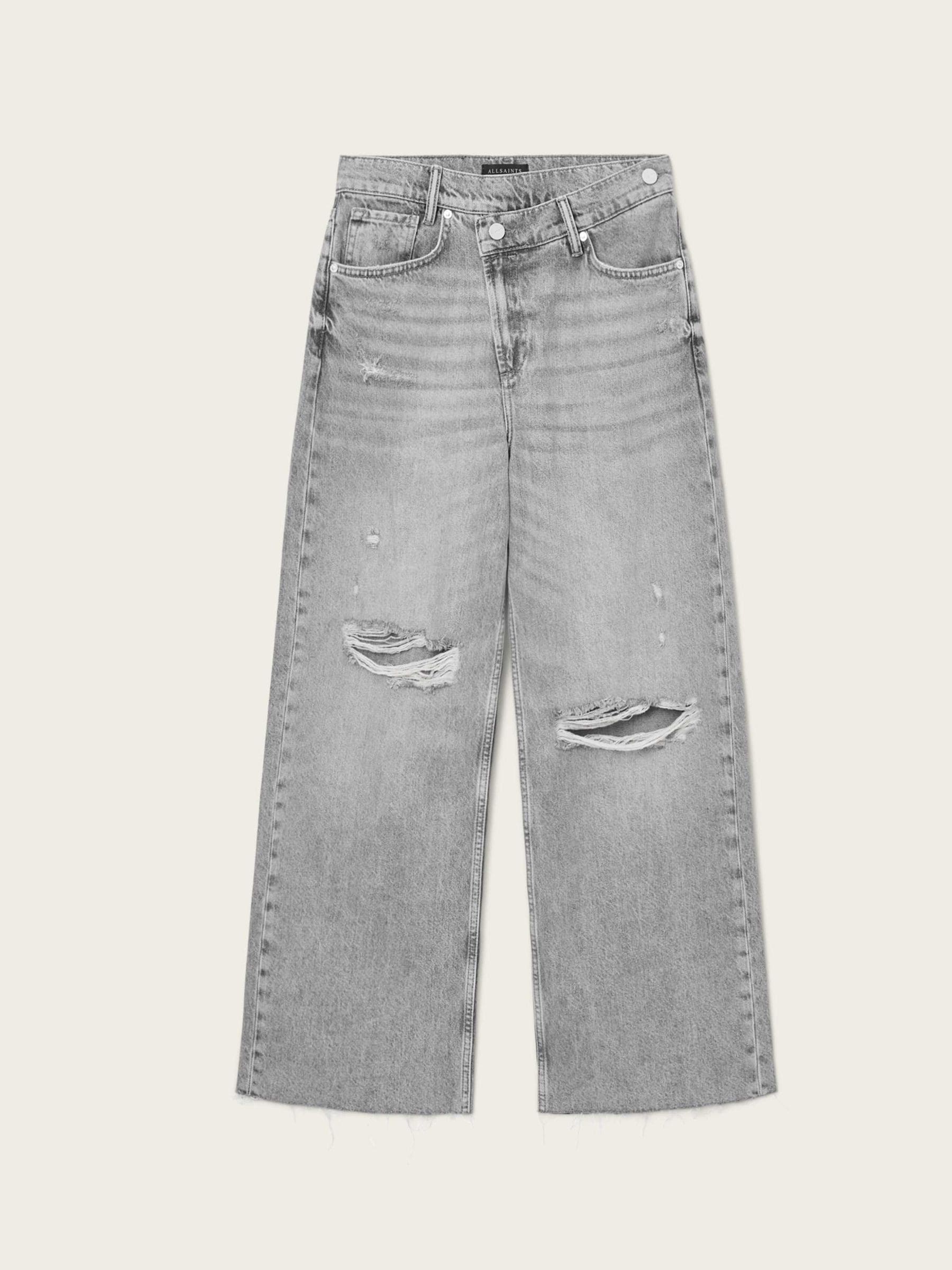 Buy AllSaints Grey Aki Crossover Jeans from Next USA