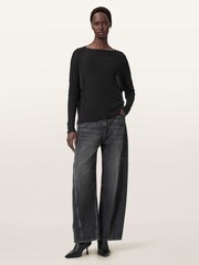 AllSaints Black Francesco Rita T-Shirt - Image 6 of 8
