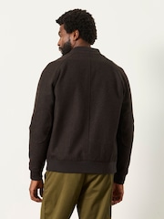 FatFace Brown Wool Mix Bomber Jacket - Image 2 of 6