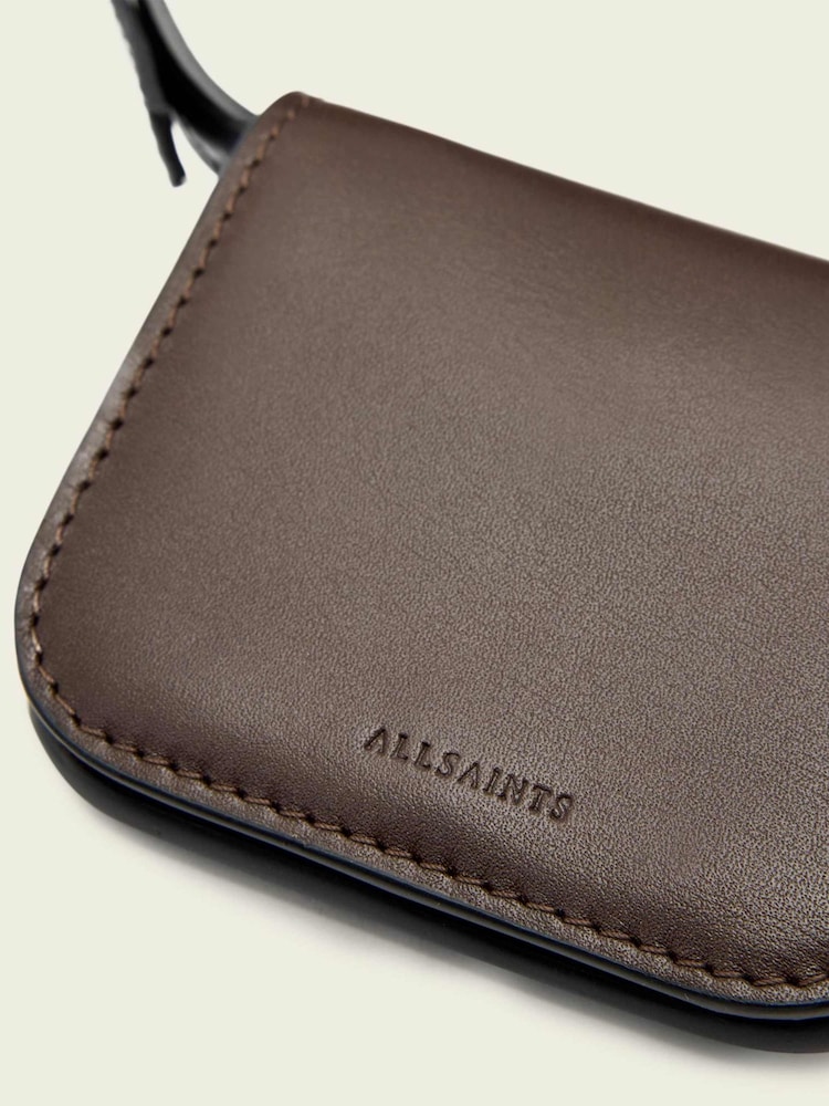 AllSaints Brown Maeve Card Cross-Body Bag - Image 5 of 5
