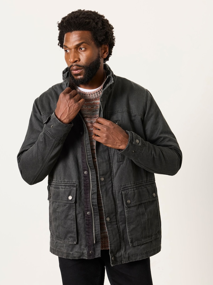 FatFace Charcoal Grey Lomond Jacket - Image 1 of 6 FatFace Charcoal Grey Lomond Jacket - Image 1 of 6