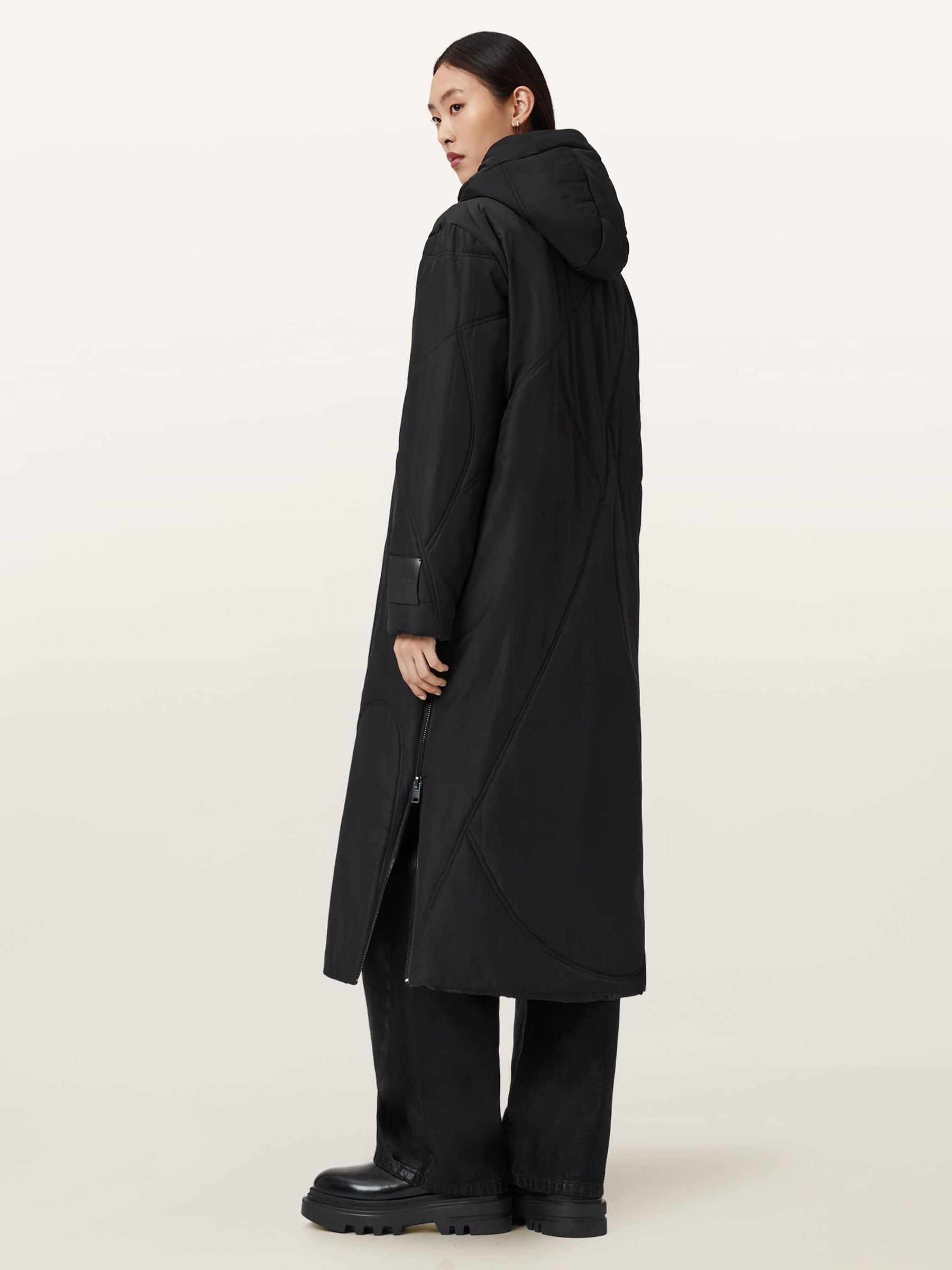 Buy AllSaints Black Winnie Puffer Coat from Next USA