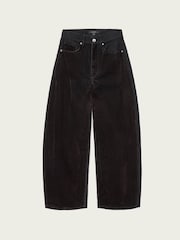 AllSaints Brown Helena Flocked Jeans - Image 6 of 6