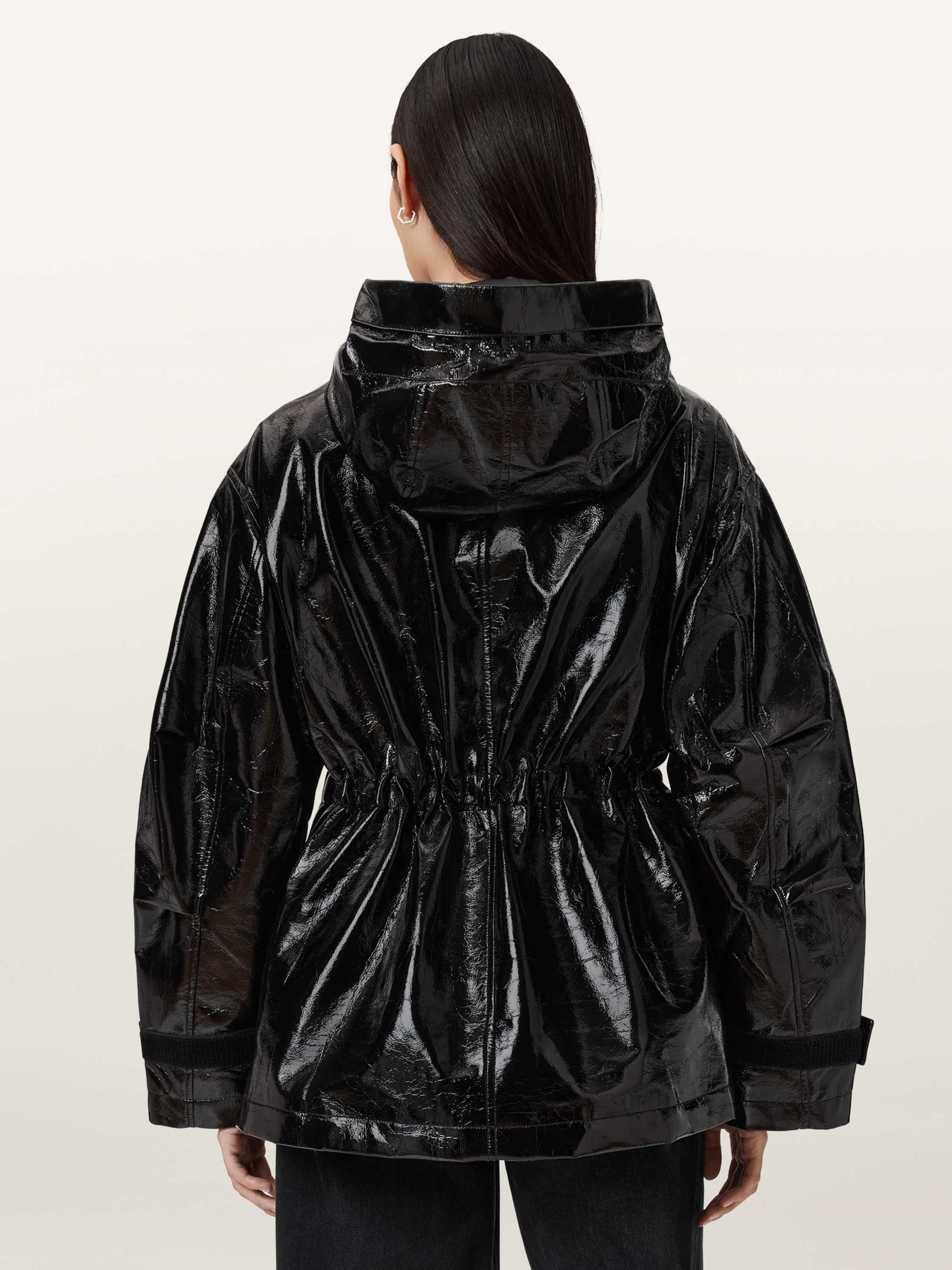 Buy AllSaints Black Kelsie Shine Jacket from the Next UK online shop