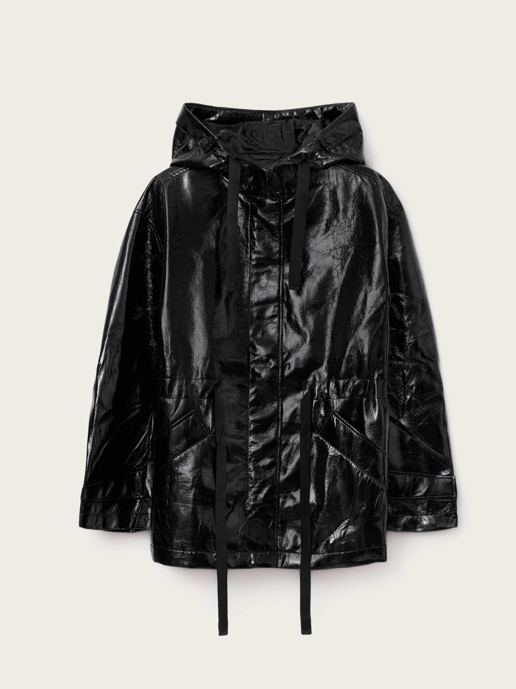 Buy AllSaints Black Kelsie Shine Jacket from the Next UK online shop