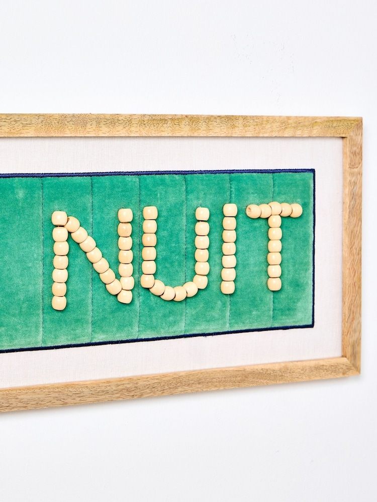 Oliver Bonas Green Bonne Nuit Wall Art - Image 5 of 5
