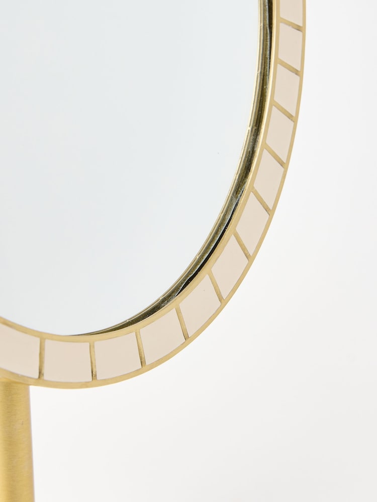 Oliver Bonas Cream Cilo Pivoting Dressing Table Mirror - Image 4 of 4 Oliver Bonas Cream Cilo Pivoting Dressing Table Mirror - Image 4 of 4