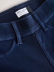 Rinse Cropped Jersey Denim Leggings - Image 7 of 8