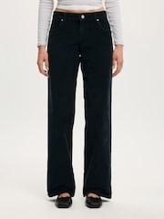 Cotton On Blue Low Rise Straight Cord Trousers - Image 3 of 6