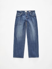Cotton On Dark Blue Low Rise Straight Jeans - Image 7 of 8