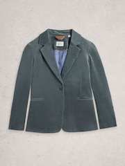 White Stuff Green Evelyn Cord Blazer - Image 1 of 2