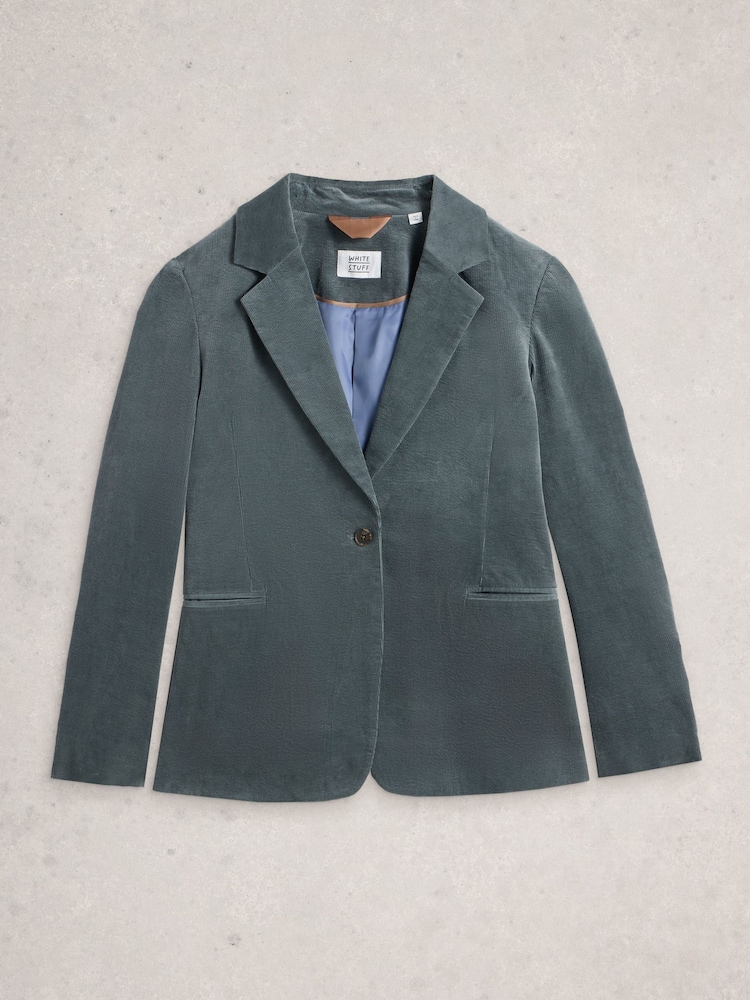 White Stuff Green Evelyn Cord Blazer - Image 1 of 2 White Stuff Green Evelyn Cord Blazer - Image 1 of 2