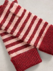 White Stuff Red Emma Fingerless Gloves - Image 3 of 3