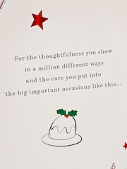 Hallmark Cream With Love Mum Special Sentiment Christmas Card - Image 4 of 6