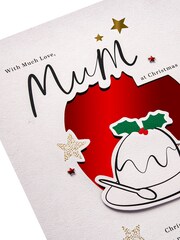Hallmark Cream With Love Mum Special Sentiment Christmas Card - Image 6 of 6
