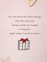 Hallmark Cream Amazing Husband Special Sentiment Christmas Card - Image 4 of 6