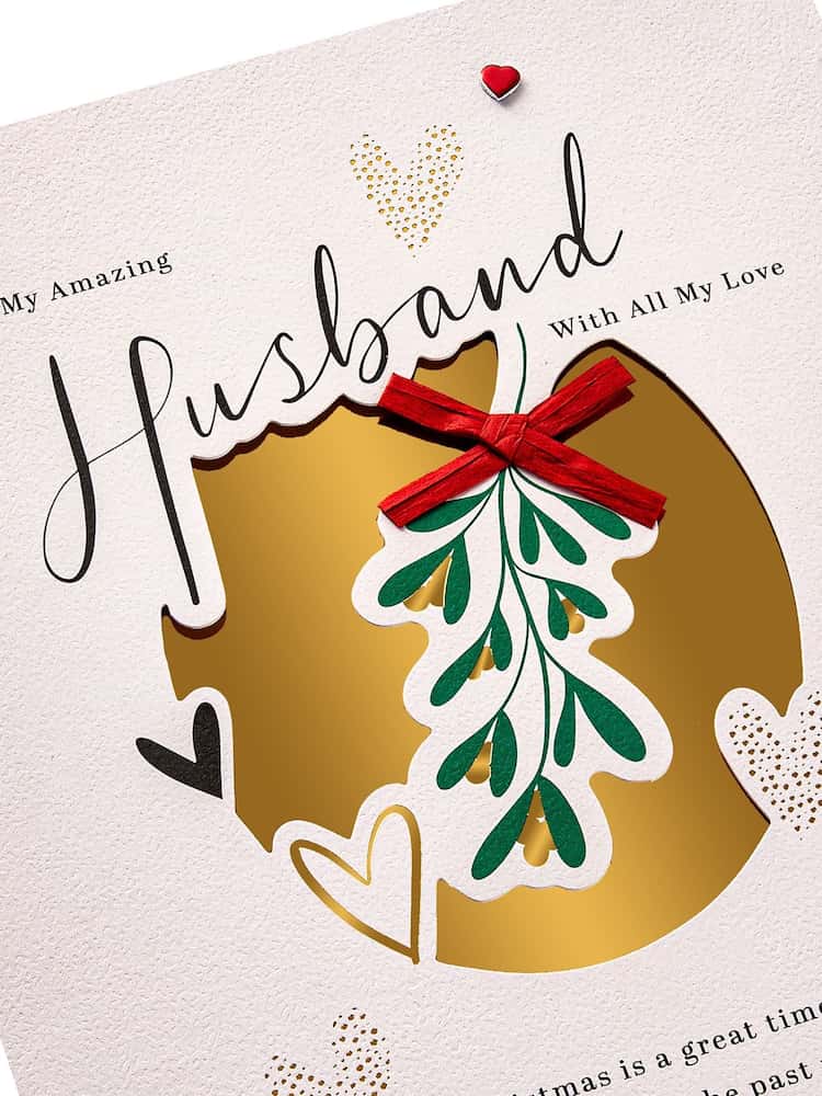Hallmark Cream Amazing Husband Special Sentiment Christmas Card - Image 6 of 6 Hallmark Cream Amazing Husband Special Sentiment Christmas Card - Image 6 of 6