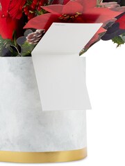 Hallmark Red Jumbo 3D Pop-Up Poinsettia Bouquet Christmas Card - Image 5 of 6