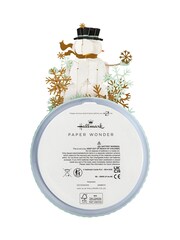 Hallmark White Music & Motion 3D Pop-up Snowman Christmas Card - Image 6 of 6