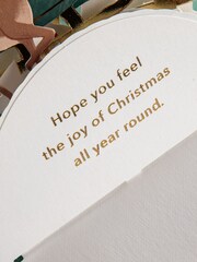 Hallmark Green Music & Motion 3D Santa & Sleigh Christmas Card - Image 4 of 6